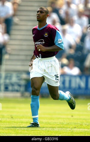 Calcio - Nationwide Division One - Preston North End / West Ham United. Anton Ferdinand, West Ham United Foto Stock