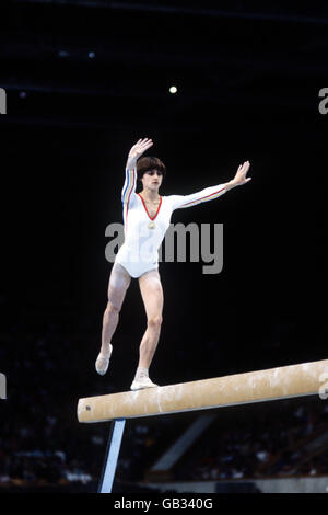 Ginnastica - Giochi olimpici di Mosca Foto Stock