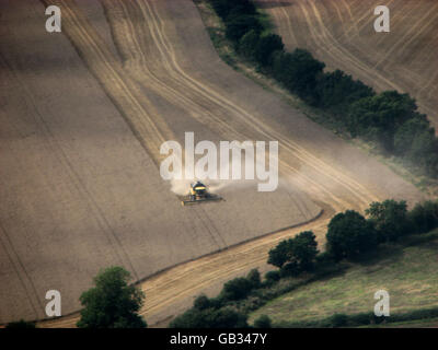 Stock: Veduta aerea della campagna dell'Essex. PREMERE ASSOCIAZIONE foto. Data immagine: Lunedì 25 agosto 2008. Il credito fotografico dovrebbe essere: Ian Nicholson/PA Foto Stock