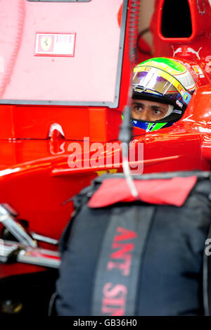 Motor Racing - Formula una pratica - Spa Francorchamps Foto Stock