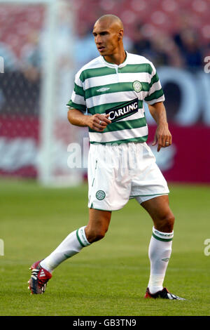 Calcio - amichevole - Boca Juniors v Celtic. Henrik Larsson, Celtico Foto Stock