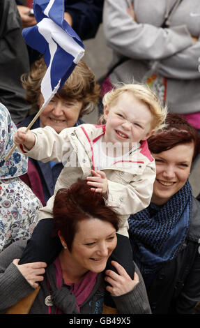 Olympics - Scottish Medalists Parade - Edimburgo Foto Stock