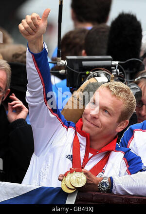 Olympics - Scottish Medalists Parade - Edimburgo Foto Stock