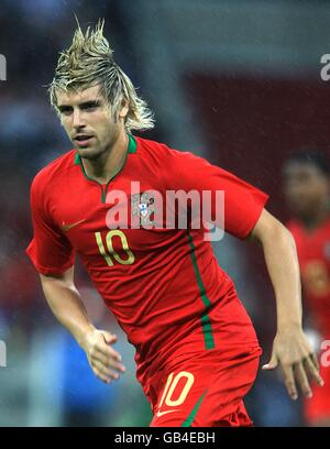 Calcio - Campionato europeo Under 21 2009 Qualifiche - Gruppo 3 - Inghilterra / Portogallo - Stadio di Wembley. Miguel Veloso, Portogallo Foto Stock
