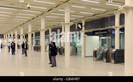 Trasporti - Terminal Eurostar St Pancras International Station - 2008 Foto Stock