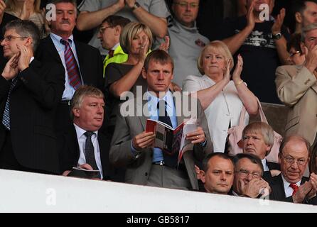 Calcio - Barclays Premier League - Sunderland v Middlesbrough - Stadio di luce. Inghilterra sotto 21 manager Stuart Pearce negli stand Foto Stock