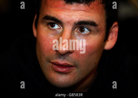 Boxing - Joe Calzaghe e Roy Jones Jr un incontro con i tifosi - Municipio di Cardiff Foto Stock