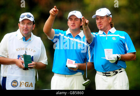 Golf - trentasettesima Ryder Cup - USA v Europa - Giorno 2 - Valhalla Golf Club Foto Stock