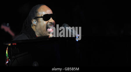 Stevie Wonder in concerto - Londra Foto Stock