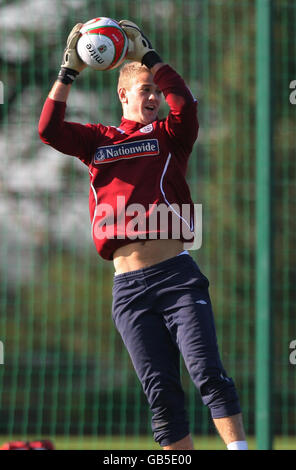 Calcio - Inghilterra U21 sessione di formazione - Bodymoore Heath Allenamento Foto Stock