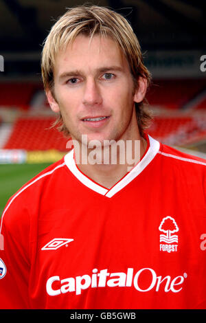 Calcio - Nationwide League prima Divisione - Nottingham Forest Press Conference - Gareth Taylor firma. La nuova firma Gareth Taylor di Nottingham Forest Foto Stock