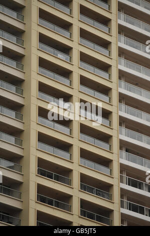 City Apartment Building a Auckland Foto Stock