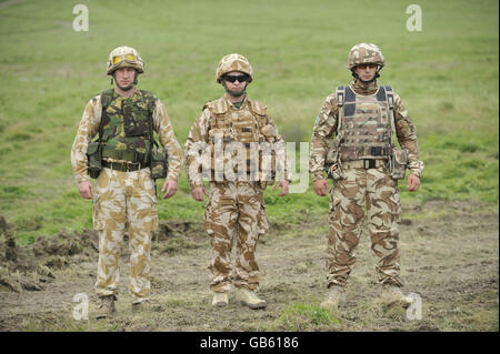 Esercito svela hi-tech militare Foto Stock