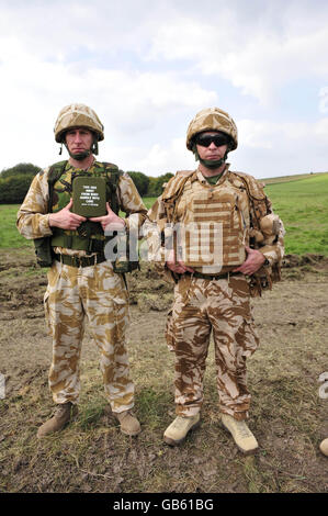 Esercito svela hi-tech militare Foto Stock