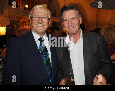 Sir Michael Morbo di Parkinson prenota party - Londra Foto Stock