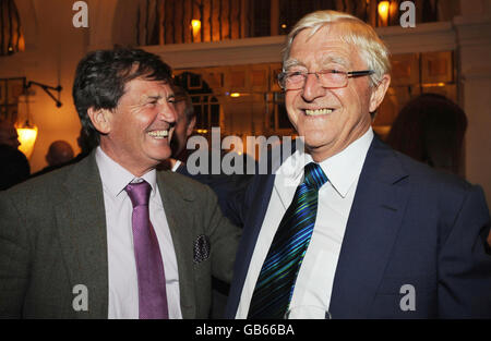 Sir Michael Morbo di Parkinson prenota party - Londra Foto Stock