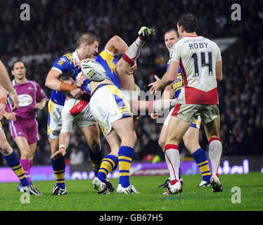 Rugby League - engage Super League Grand Final - St Helens v Leeds rinoceronti - Old Trafford Foto Stock