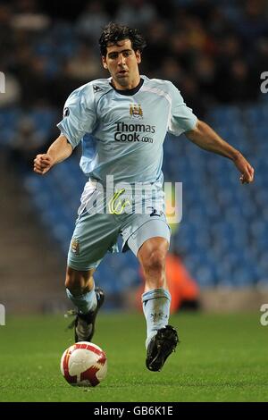 Calcio - Coppa UEFA - prima tappa - seconda tappa - Manchester City v Omonia Nicosia - City of Manchester Stadium. Tal ben-Haim, Manchester City Foto Stock