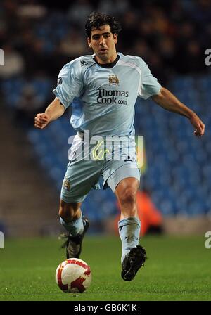 Calcio - Coppa UEFA - prima tappa - seconda tappa - Manchester City v Omonia Nicosia - City of Manchester Stadium. Tal ben-Haim, Manchester City Foto Stock