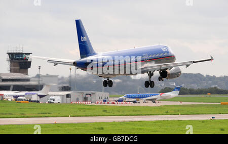 Stock - Dall'Aeroporto Internazionale Bradford di Leeds Foto Stock