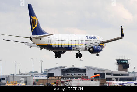 Stock - Dall'Aeroporto Internazionale Bradford di Leeds Foto Stock