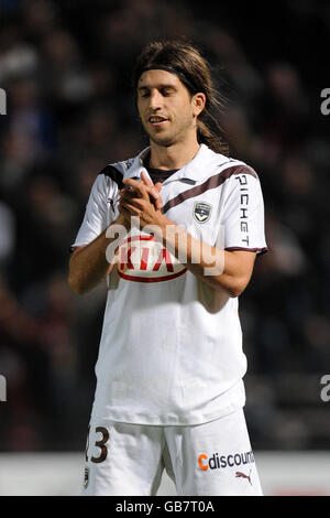 Calcio - Francia Premiere Division - Nizza v Bordeaux - Municipal du Ray. Diego Placente, Bordeaux Foto Stock