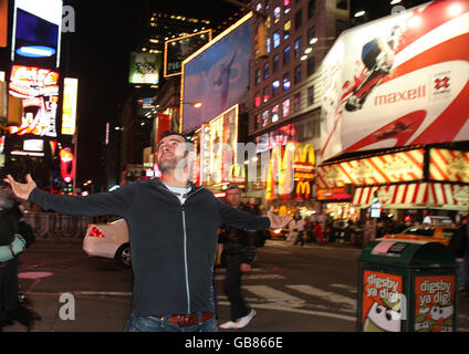 Boxing - Joe Calzaghe Phot chiamata - New York Foto Stock