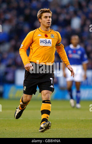 Calcio - fa Barclaycard Premiership - Leicester City v Blackburn Rovers. Garry Flitcroft, Blackburn Rovers Foto Stock