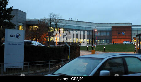 BT a shed 10 000 posti di lavoro Foto Stock