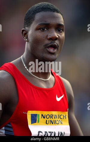 Atletica - Norwich Union London Grand Prix - Crystal Palace. Justin Gatlin, Stati Uniti Foto Stock