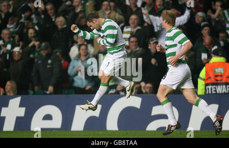 Soccer - UEFA Champions League - Gruppo E - Celtic v Manchester United - Celtic Park Foto Stock