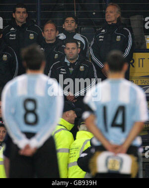 Calcio - Tennent's International Challenge - Scozia v Argentina - Hampden Park Foto Stock