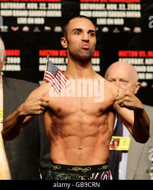 Boxing - Weigh-In - Paulie Malignaggi v Ricky Hatton - MGM Grand Hotel Foto Stock