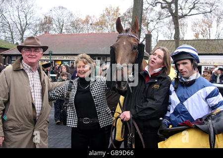 Corse di cavalli - Il Nord-ovest del Masters di Betfair Chase - Haydock Park Foto Stock