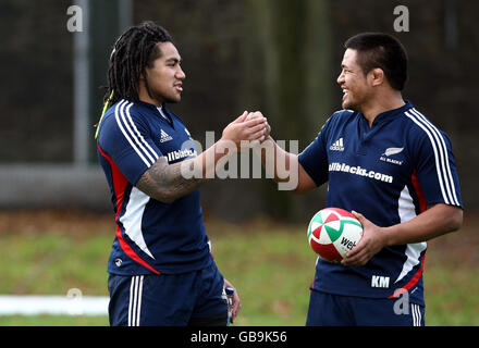 Rugby Union - Nuova Zelanda sessione di formazione - Giardini di Sofia Foto Stock