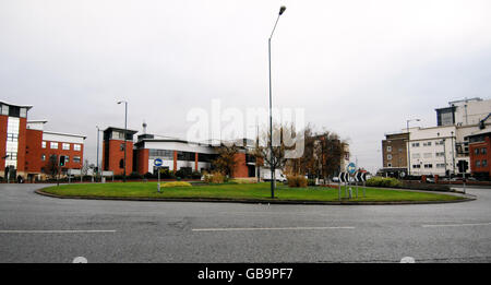 Travel stock - Nottingham - Inghilterra. Una vista della rotonda di London Road a Nottingham Foto Stock