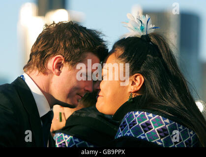 Rugby Union - IRB Rugby World Cup 2011 Allocazione di pool di disegnare - Tower Bridge Foto Stock