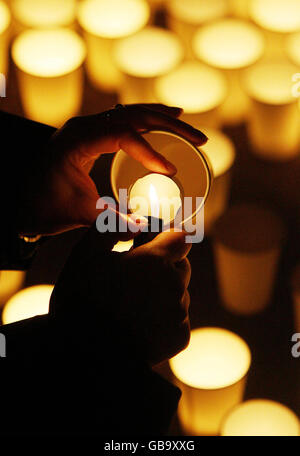 Il cancro cervicale veglia Foto Stock