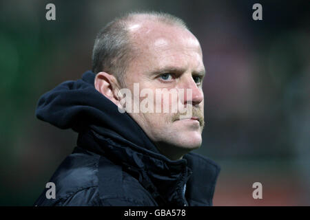 Calcio - Bundesliga tedesca - SV Werder Bremen v FC Koln - Weserstadion. Thomas Schaaf, capo allenatore di Werder Bremen Foto Stock