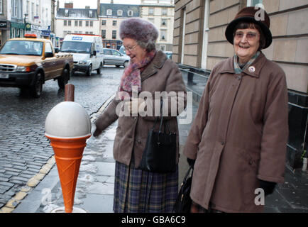 Alimentazione gas cut-off Foto Stock