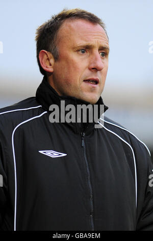 Calcio - fa Cup - secondo turno - Kidderminster Harriers / Curzon Ashton - Aggborough. Mark Yates, Kidderminster Harriers' Manager Foto Stock