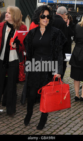 Woman's Own Children of Courage Awards 2008 - Londra. Nancy dell'olio che frequenta i Woman's Own Children of Courage Awards 2008, presso Westminster Abbey, Londra. Foto Stock