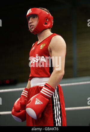 Boxing - 2008 European Boxing campionati - Semifinali - Greenbank Academy Foto Stock