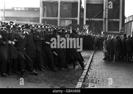 Politica inglese - Scioperi - Sciopero dei minatori - Birmingham - 1972 Foto Stock