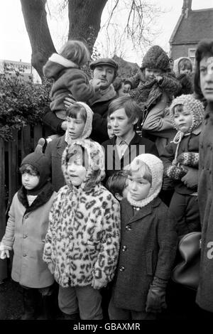 Politica inglese - Scioperi - Sciopero dei minatori - Birmingham - 1972 Foto Stock