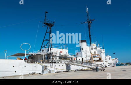 Florida, Key West, US Coast Guiard taglierina, USCGC Ingham Memorial Museum, servita 1936-1988 Foto Stock