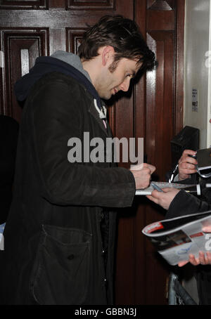 David Tennant la prestazione finale come frazione Foto Stock