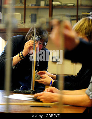 Scuola in Inghilterra le classifiche Foto Stock