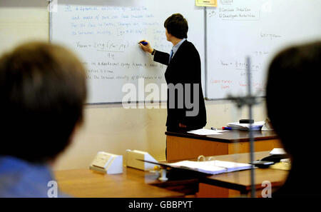 Scuola in Inghilterra le classifiche Foto Stock