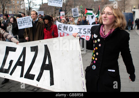 Università di Edimburgo protesta Foto Stock